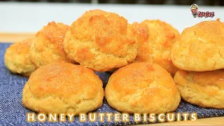 Texas Chicken牛油蜜糖松饼食谱|How To Make Honey Butter Biscuits Recipe | inspired by Texas Chicken