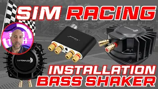 Sim Racing - Ajout d'un Bass Shaker DIY - montage, config, réglages.