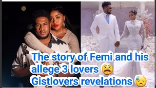 Gistlovers called Femi out for using his wife money to buy his girlfriend Lexus & sponsor her abroad