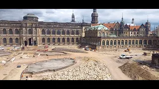 Dresden Zwinger Umbauarbeiten 24.04.2023. Teil.1