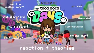 DEEP DIVE into the Toca Boca DAYS trailer! || theories, and answers to the main questions