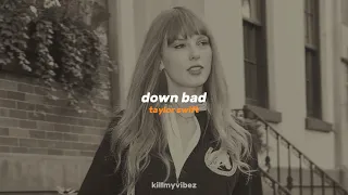 down bad - taylor swift (sub. español + lyrics)