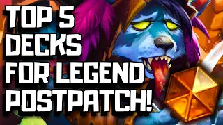 Best Hearthstone Decks After The Latest Balance Patch!