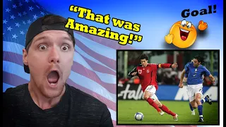 American Reacts to "The Beauty of Football Greatest Plays"