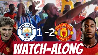 MANCHESTER CITY 1 - 2 MANCHESTER UNITED | NIGERIA'S CHELSEA FANS REACTIONS | FA CUP HIGHLIGHTS