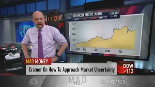 Jim Cramer recommends selling some stock to raise cash until the market is less confusing