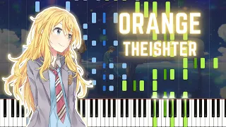 [Theishter] Orange - Your Lie in April (Shigatsu wa Kimi no Uso) ED 2 - Piano Tutorial || Synthesia