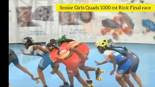 60th RSFI NATIONAL 2022: Senior Girls (Above 17 yrs) Quads 1000 mt Rink Final race