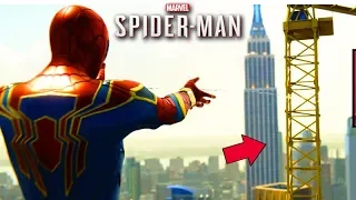 A QUEDA do GUINDASTE GIGANTE!!! - (SPIDER-MAN PS4)