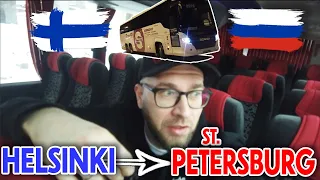 How to Travel  From Helsinki to Saint Petersburg GUIDE, Cheapest Bus SOVAVTO