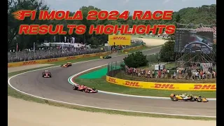 Race F1 Imola Max Verstappen beat Lando Norris to win 2024