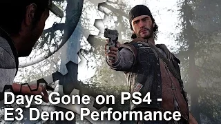 Days Gone PS4 E3 Gameplay Frame-Rate Test