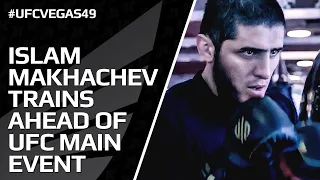 Islam Makhachev & Team Khabib train at the UFC Performance Institute ahead of #UFCVegas49