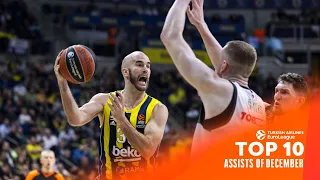 Top 10 Assists | December | 2023-24 Turkish Airlines EuroLeague