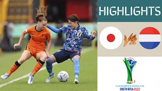 🇯🇵 Japan vs Netherlands 🇳🇱 Women's World Cup U20 Championship Highlights | Group D