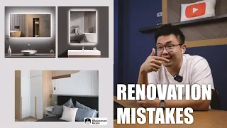 10 RENOVATION MISTAKES not DONE BY ME