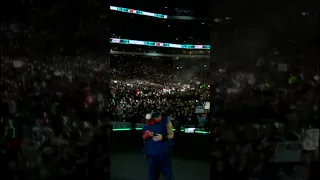 Roman Reigns shares a moment of respect, admiration and acknowledgement with Paul Heyman ❤️