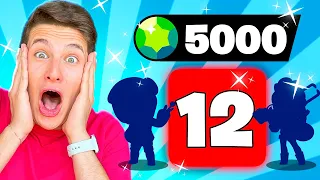 HO TROVATO 12 NUOVI BRAWLER *RECORD*! 5000 GEMME MEGA BOX OPENING Brawl Stars