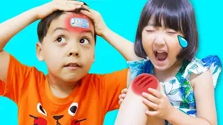 The Boo Boo Story Nursery Rhymes & Kids Song 뽀로로 캐릭터 밴드 놀이 Mashu Vlog