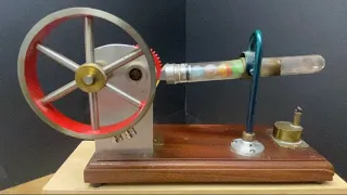 Running an unusual Hot Air / Stirling engine