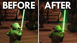 Battlefront II - Lightsaber FX Update | Before & After