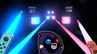 Beat Saber on the Switch! (Game Builder Garage)