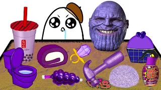 MUKBANG vs THANOS | PURPLE FOOD MUKBANG | GH'S ANIMATION