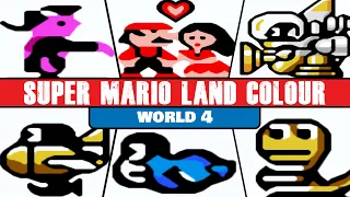 Super Mario Land Colour - (100%) Walkthrough - World 4 [4k-60fps].