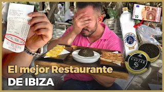 ME ARRUINO en el MEJOR RESTAURANTE de IBIZA: Demasiado CAVIAR y BOTELLAS de AGUA a 10€!!! 💲