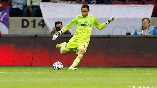 Keylor Navas Debuta en el Real Madrid vs Fiorentina 1 2