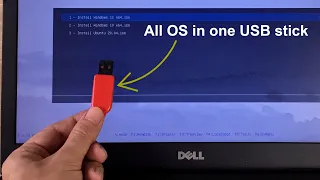 How to add multiple iso files to a single USB drive