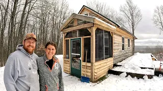 Building An Off Grid Mudroom: Adding Windows During A Snow Storm