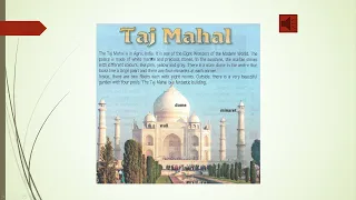 Taj Mahal - Spotlight 5, Module 3c, Extensive Reading