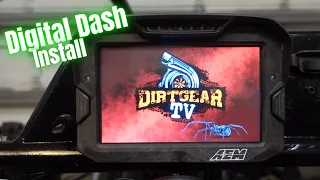 AEM CD7 Installation Digital Dash with Megasquirt 3 | Mirage Powered Buggy