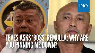 Teves asks ‘boss’ Remulla amid possible terror tag: Why are you pinning me down? | #INQToday