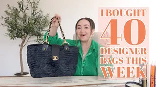 I BOUGHT 40 DESIGNER BAGS THIS WEEK 👜| HAUL