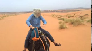 Yasmine Gets Caught in A Sandstorm in Merzouga, Morocco