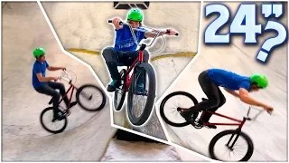 24" Cruiser BMX With Pegs!! - Ray's MTB Session