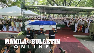 Former Senator Rodolfo Biazon laid to rest at Libingan ng mga Bayani