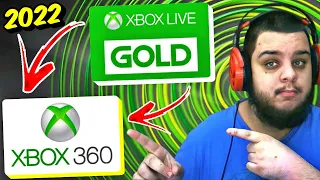 Como FUNCIONA a LIVE GOLD no XBOX 360 em 2022!