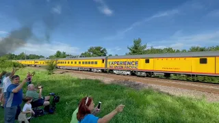 Union Pacific Big Boy #4014 leaving St. Louis on its way to Kirkwood Missouri