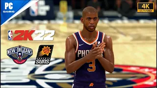 NBA 2K22 Gameplay Playoff - Phoenix Suns vs New Orleans Pelicans Match! [4K 60FPS] (PCGAMING UHD)