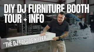 DIY: I DESIGNED AND MADE THIS DJ FURNITURE BOOTH  #djbooth