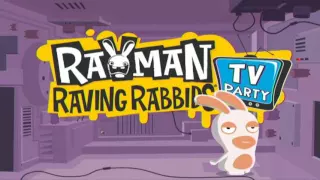 Rayman Raving Rabbids TV Party Title Screen (2010, Ubisoft)