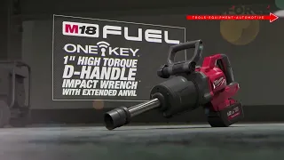 The world's most powerful Battery Powered Impact Wrench Milwaukee M18 Fuel 1” D Handle Impact Wrench