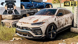 Rebuilding a LAMBORGHINI URUS in NFS Unbound - Logitech G923