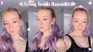Trying 90s/2000s Hairstyles | Hair Clips