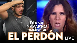 Diana Navarro Reaction El Perdón LIVE (WOW!) | Dereck Reacts