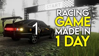 How I Made a Racing Game In 1 Day!  EASY