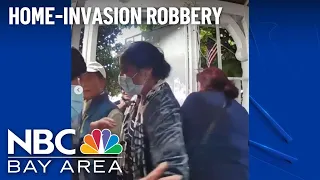 Women steal safe from elderly couple in San Jose home-invasion robbery caught on video